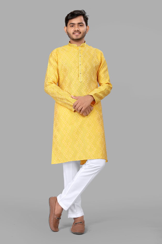 Pintex jacquard 1 Mens Kurta Pajama Manufacturers